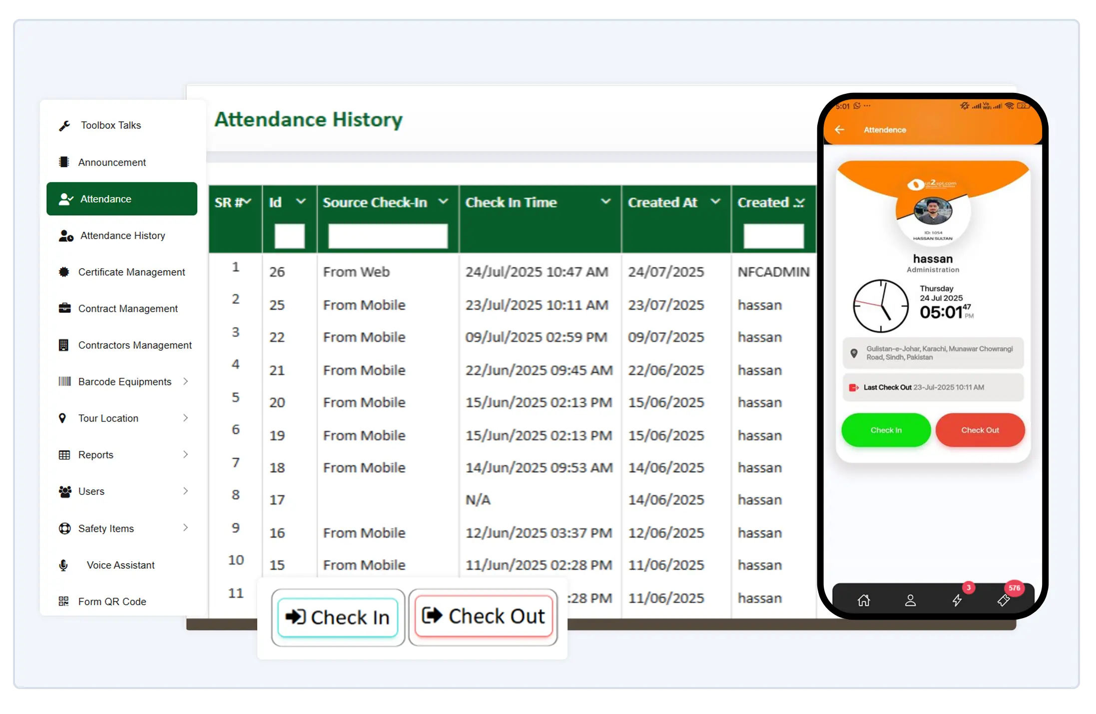 My Actions Illustration